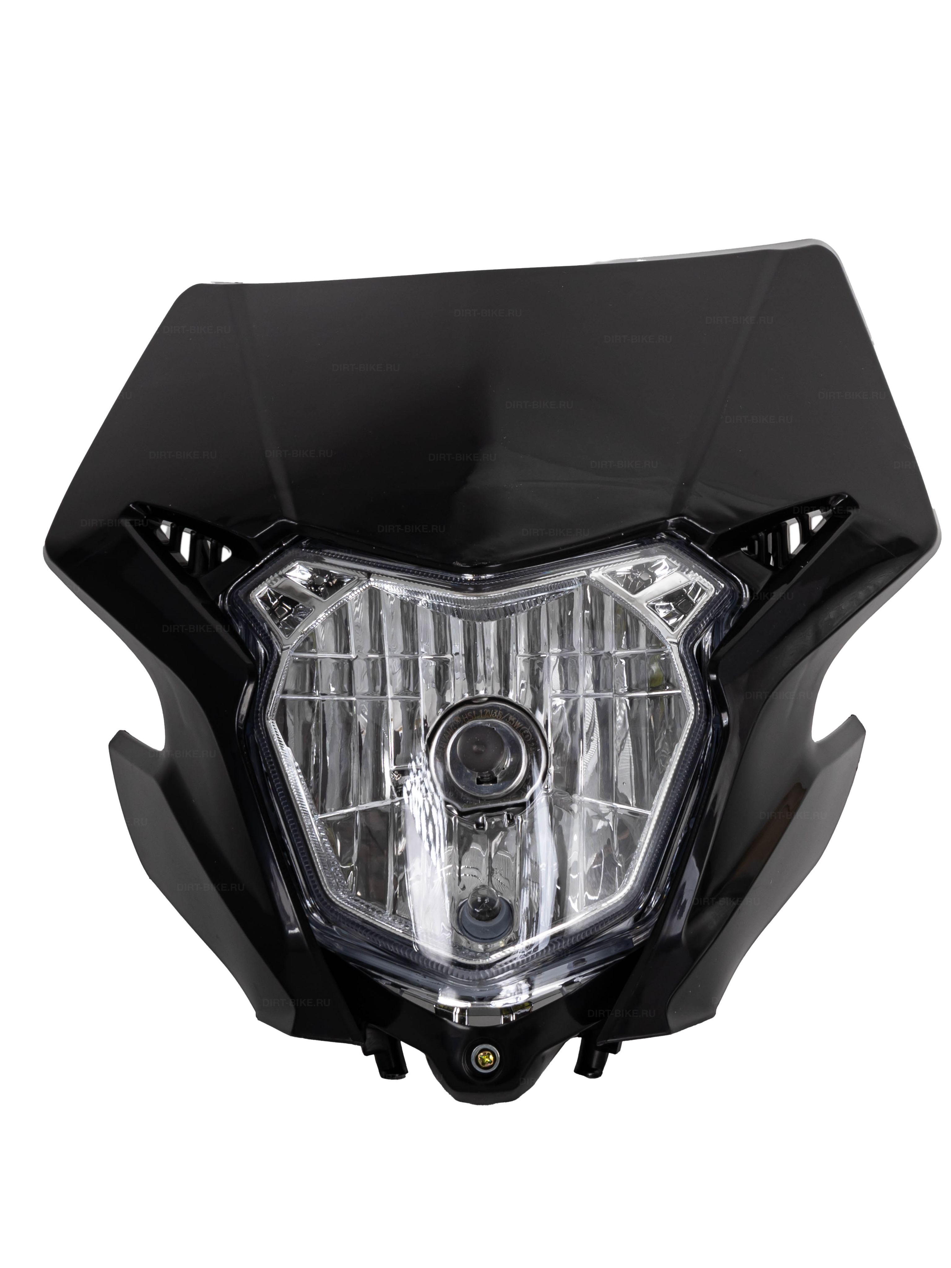Фара черная для эндуро мотоциклов BSE M/Z, Honda CRF