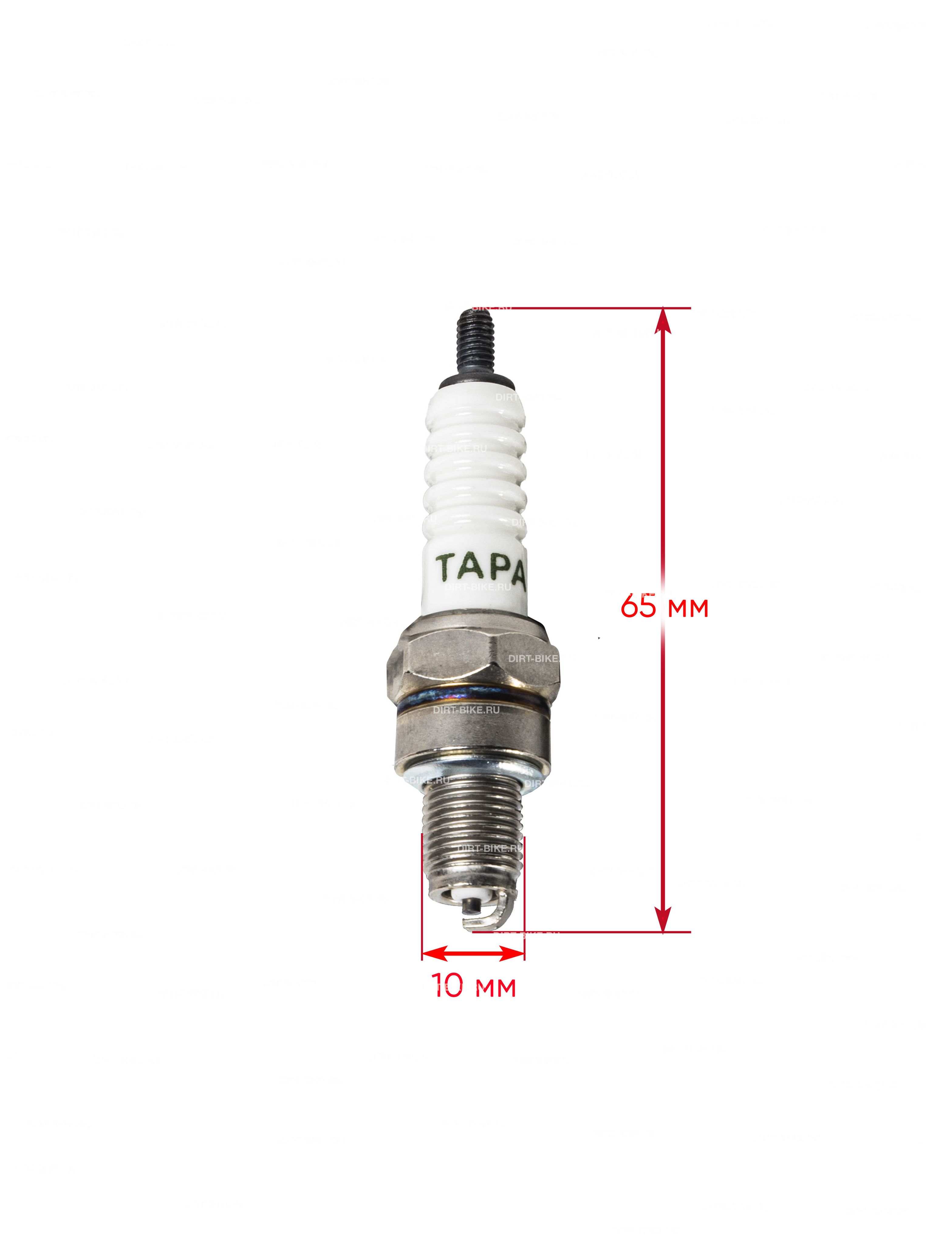 Свеча TORCH(TAPA) L-12мм d-10мм A7TC
