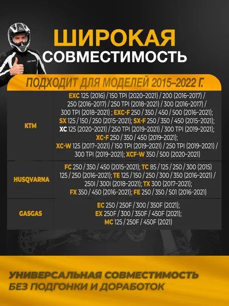 Защита передних амортизаторов KTM закрытые 360 черные 12-22