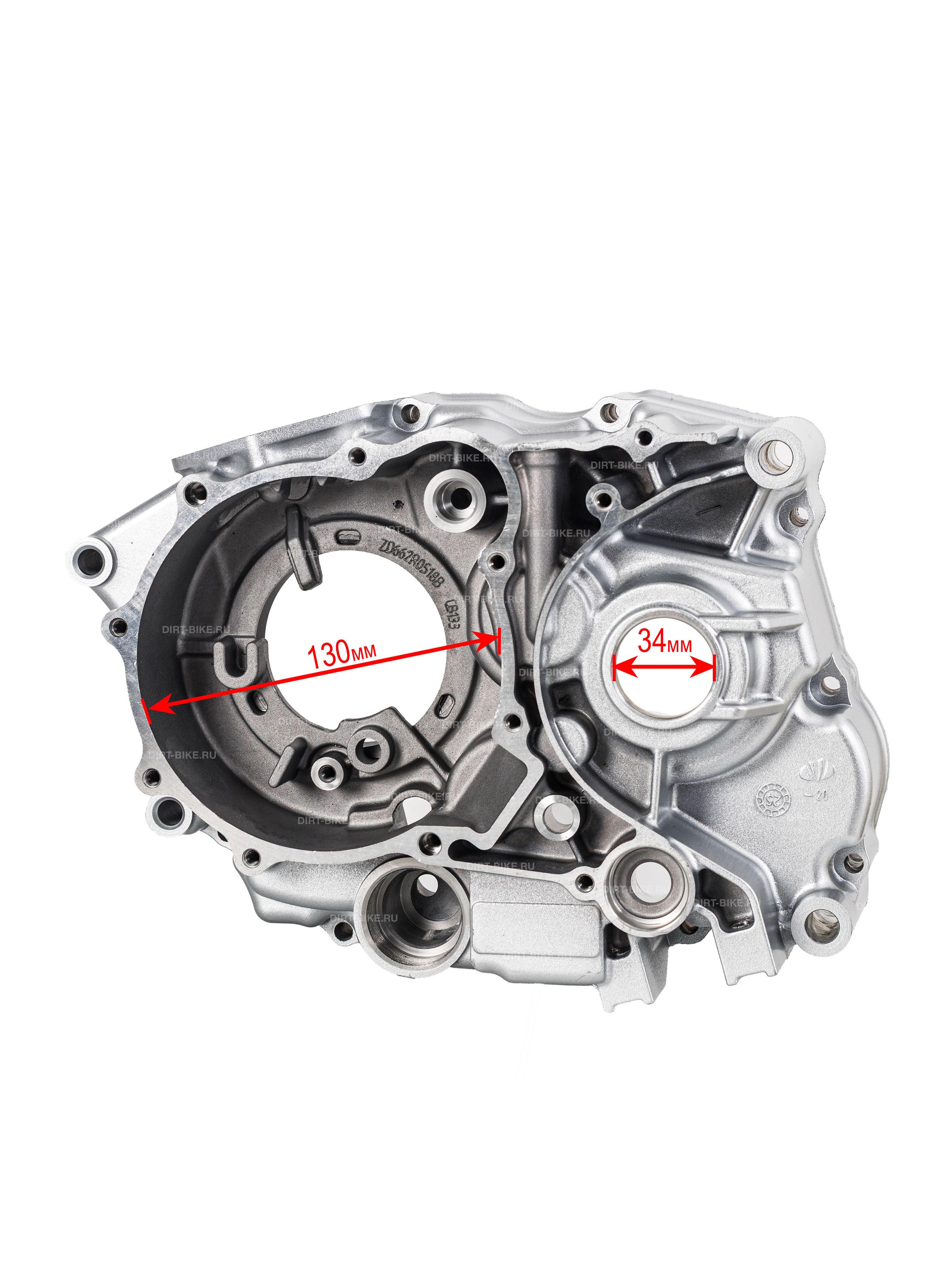Левый картер двигателя CB250D-G Zongshen 166fmm