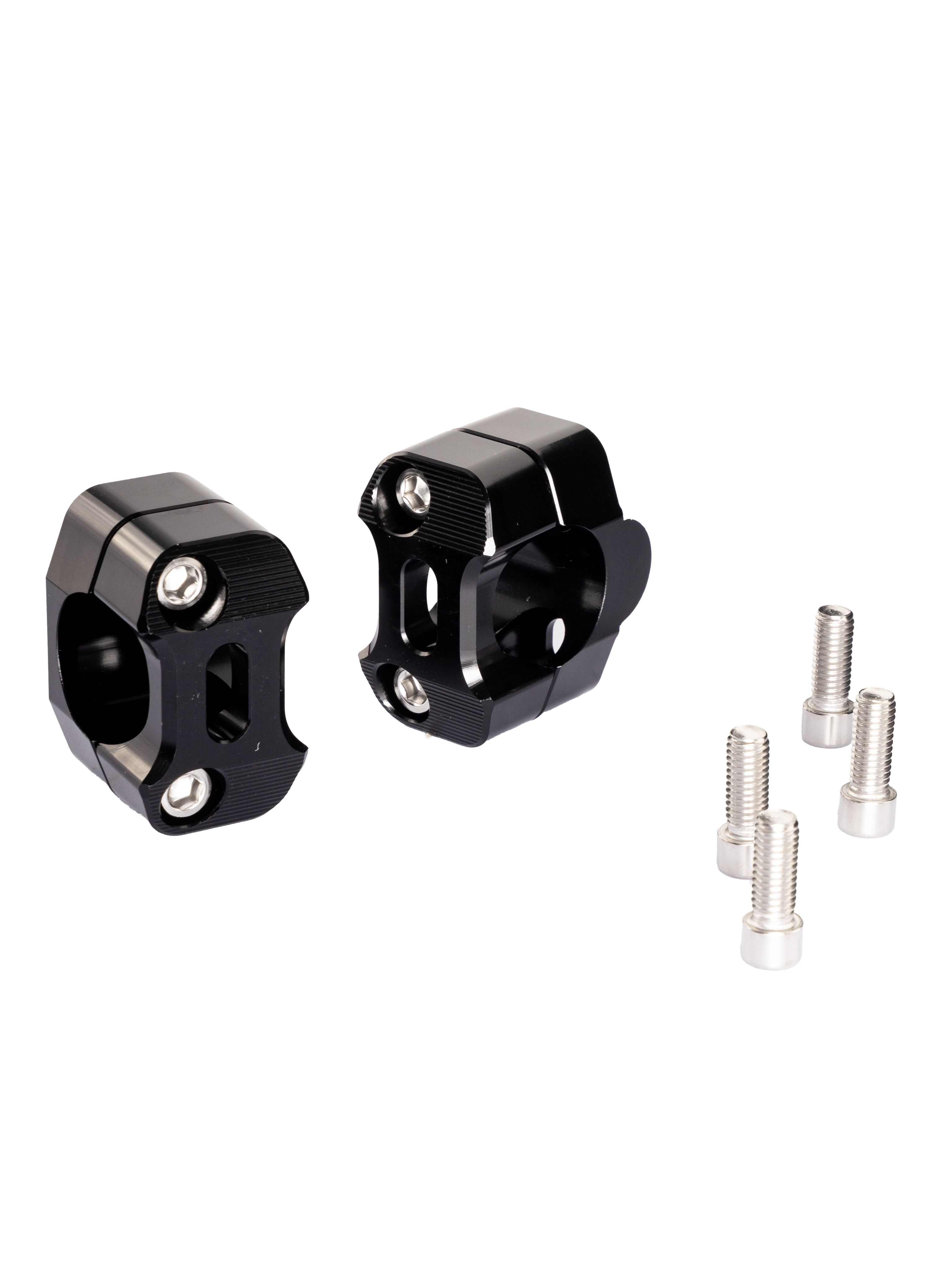 Проставки руля CNC 28мм черные