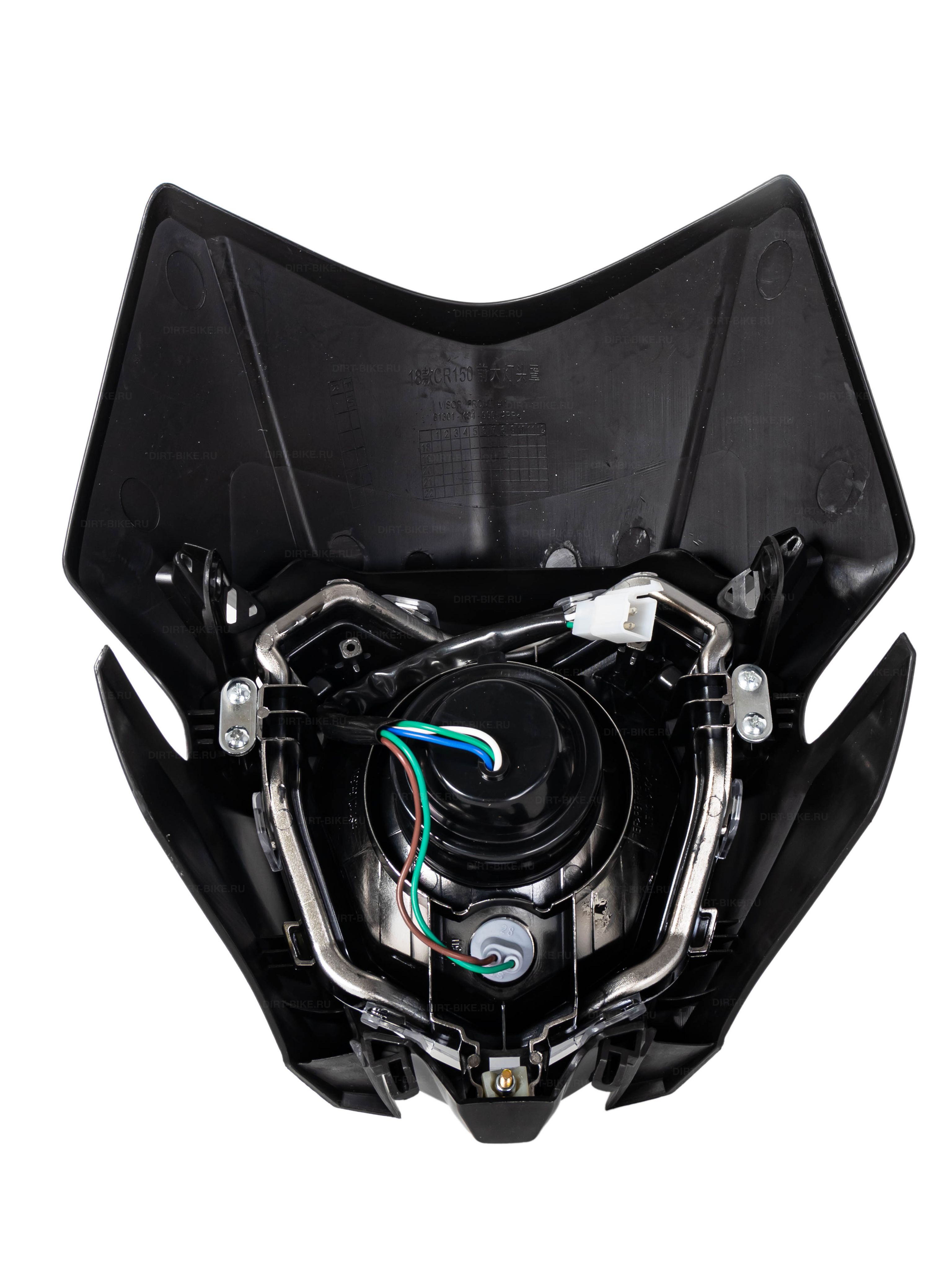 Фара черная для эндуро мотоциклов BSE M/Z, Honda CRF