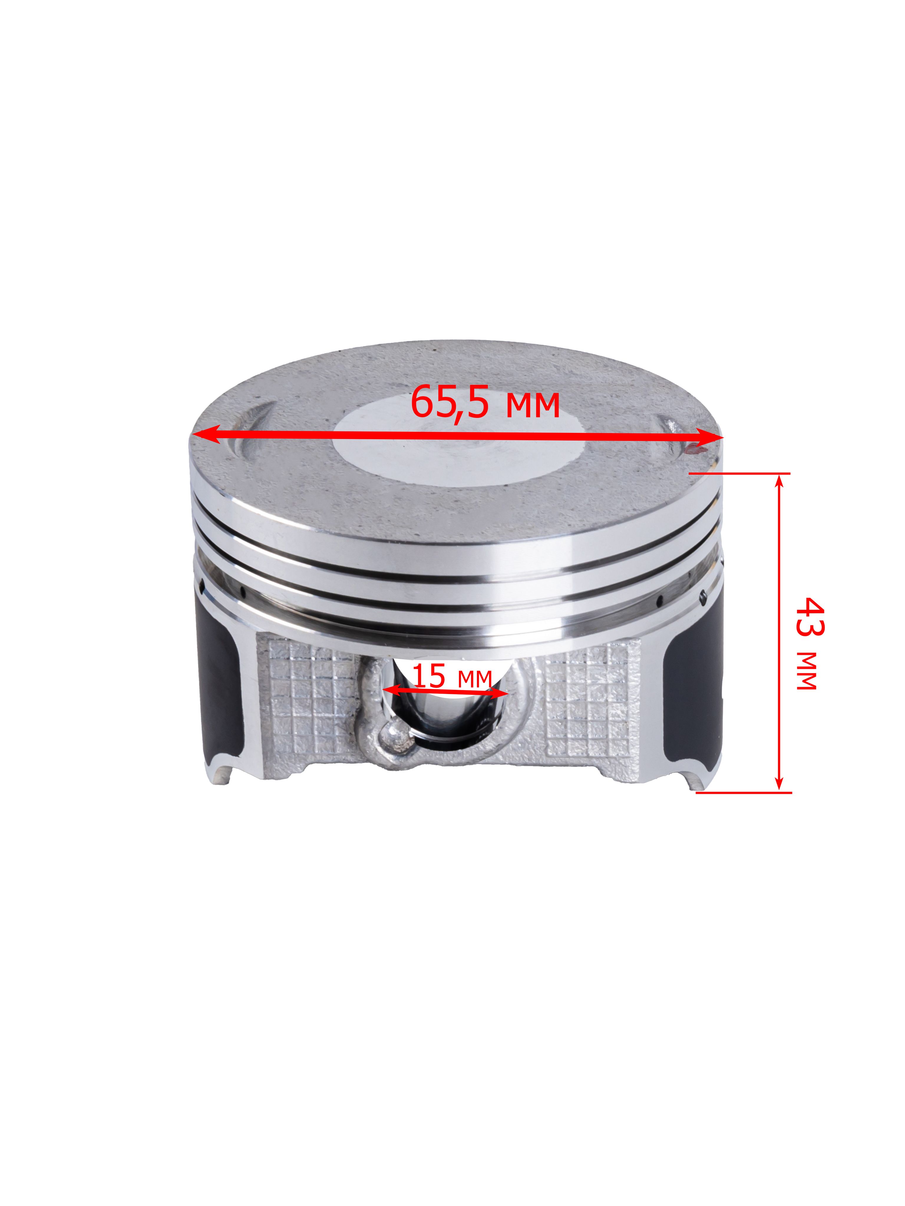 Поршневой комплект CB250D-G zs166fmm 65.5мм