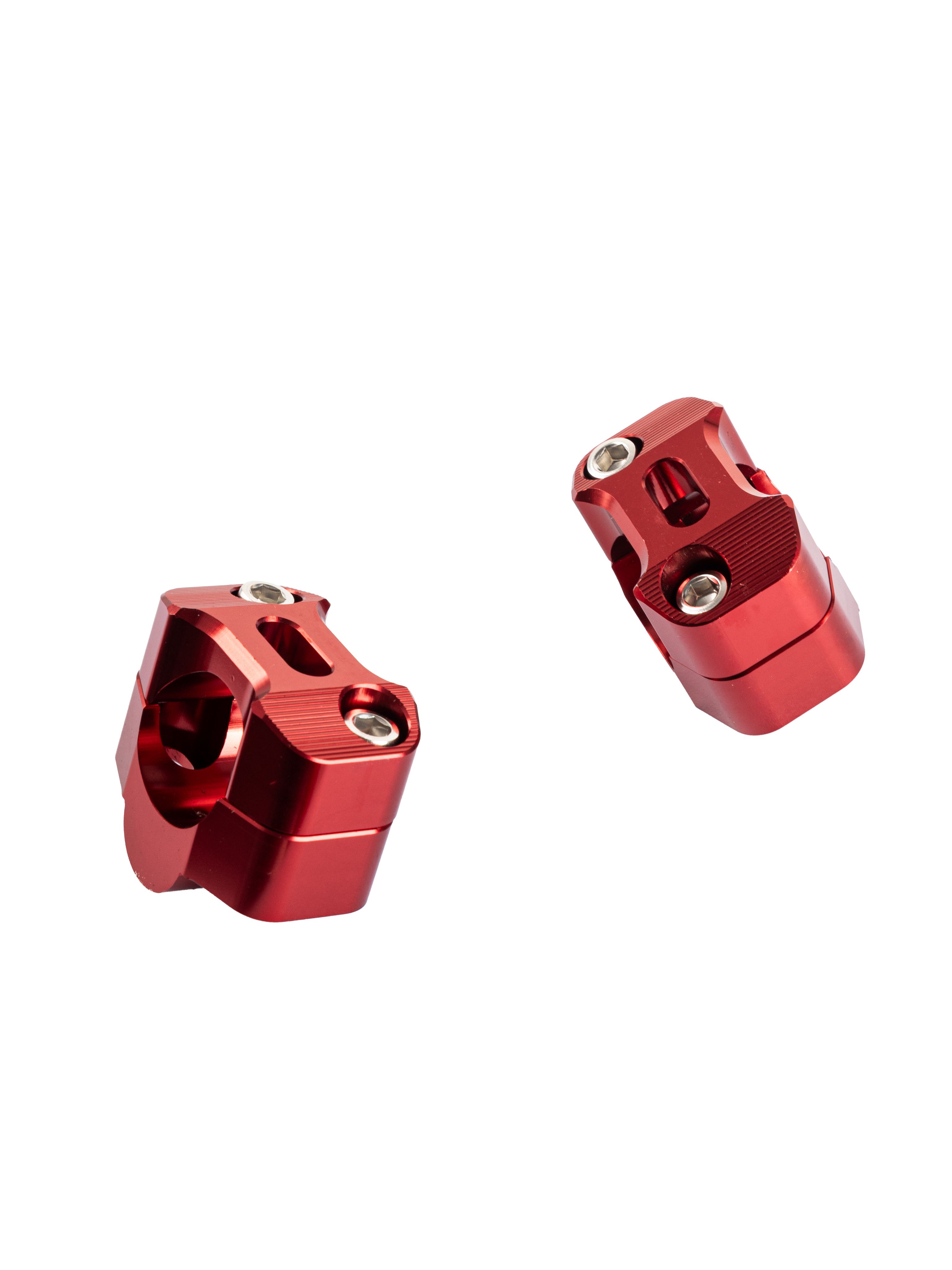 Проставки руля CNC 28мм красные