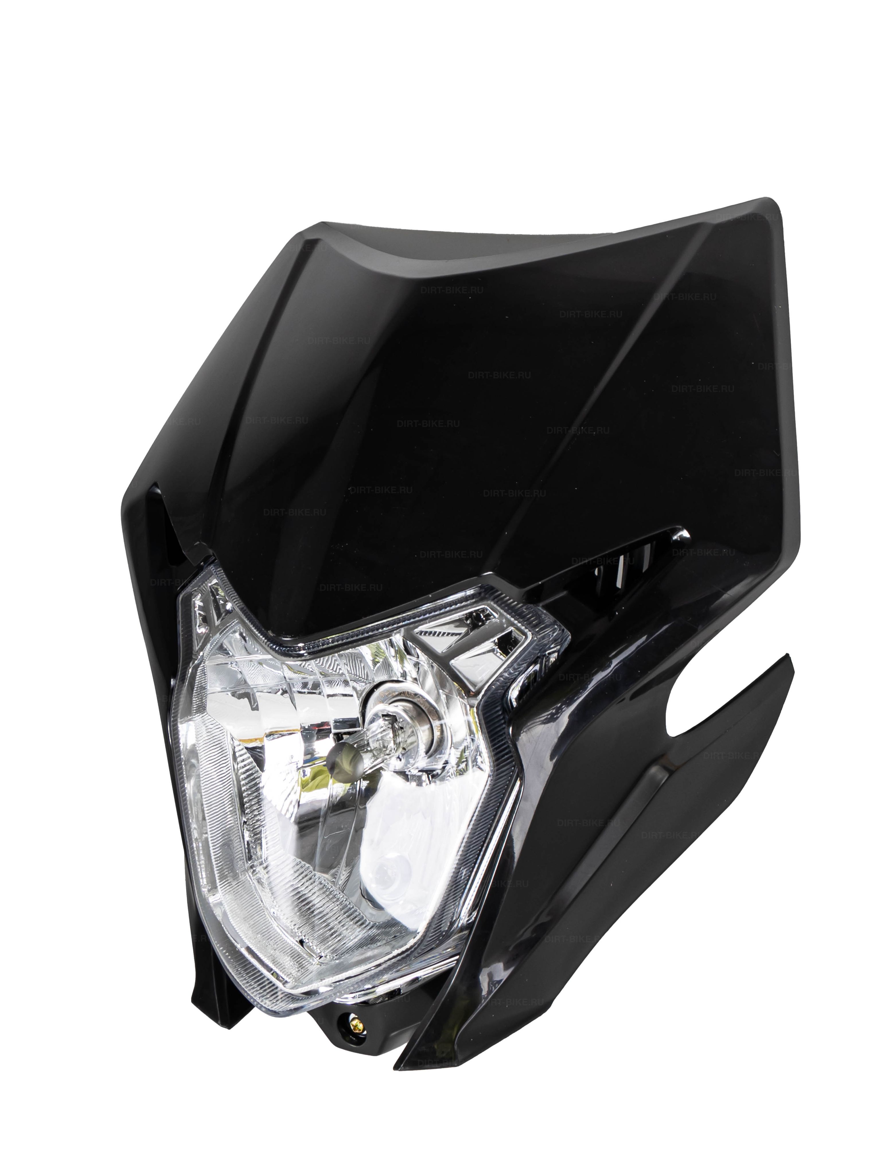 Фара черная для эндуро мотоциклов BSE M/Z, Honda CRF