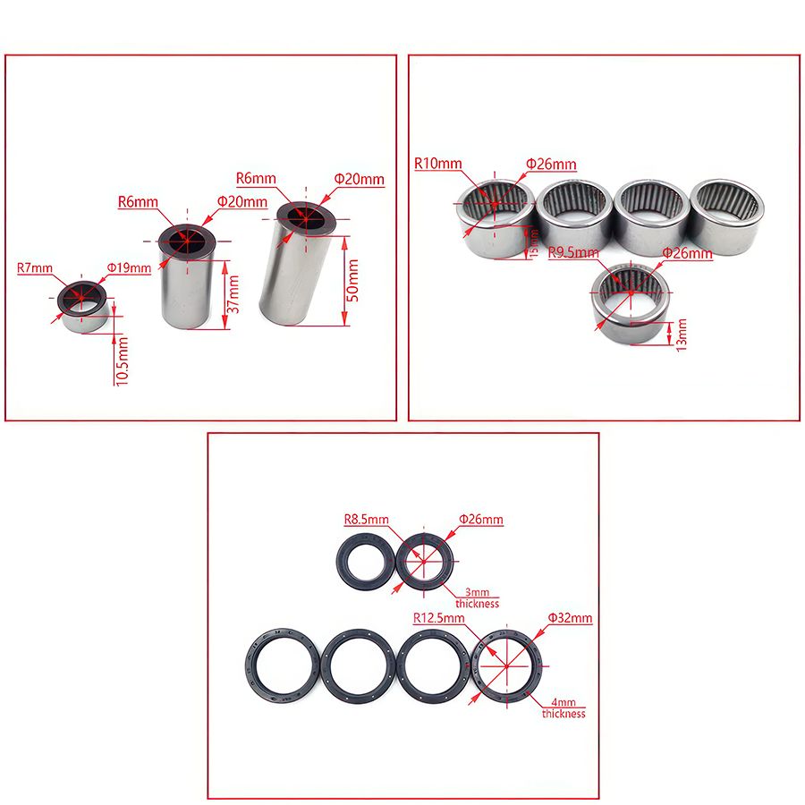 Ремкомплект прогрессии Honda CRF250R 10-17, CRF450R 09-16