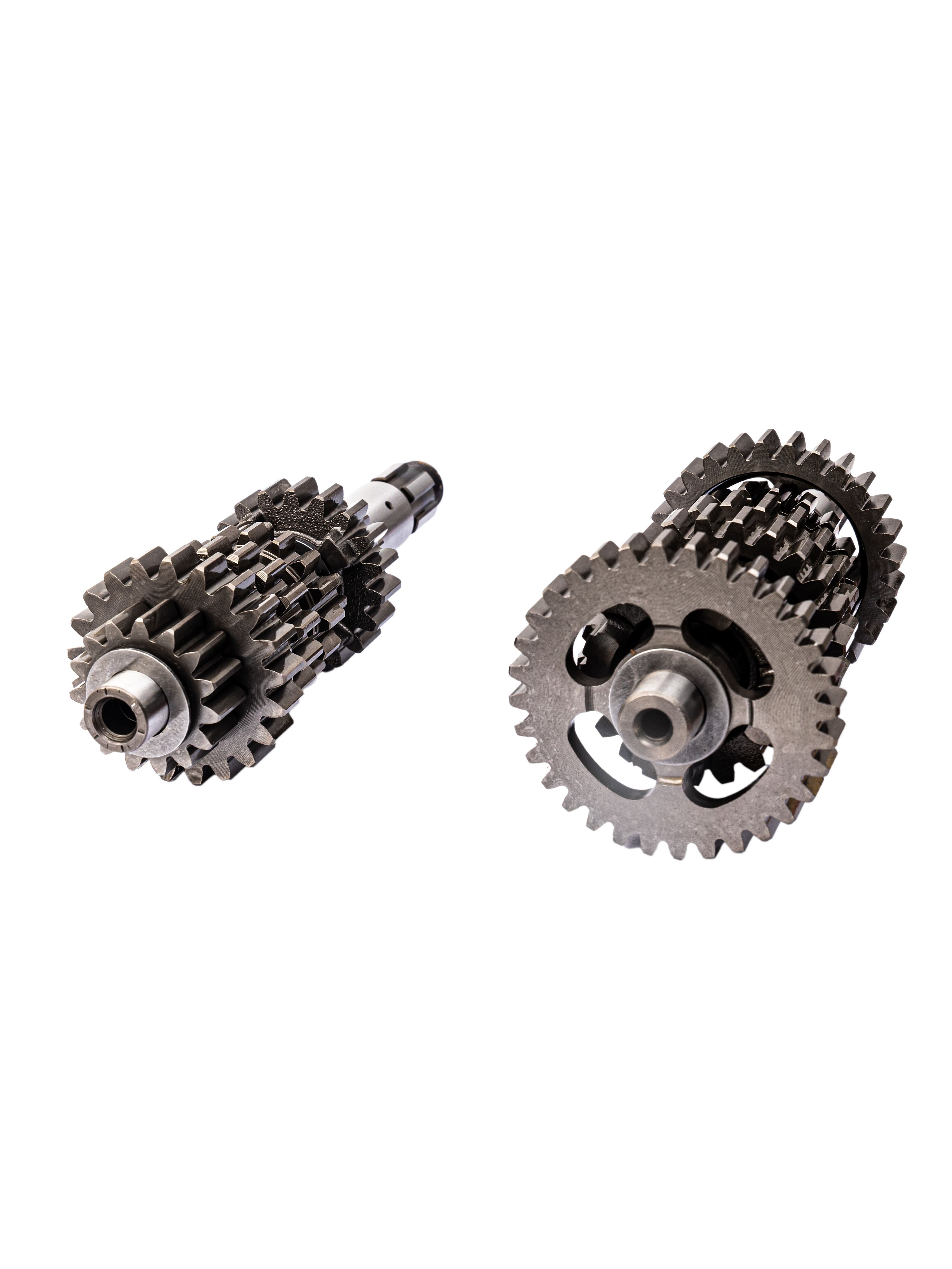 КПП двигателя в сборе 6 передач YB300H оригинал Loncin