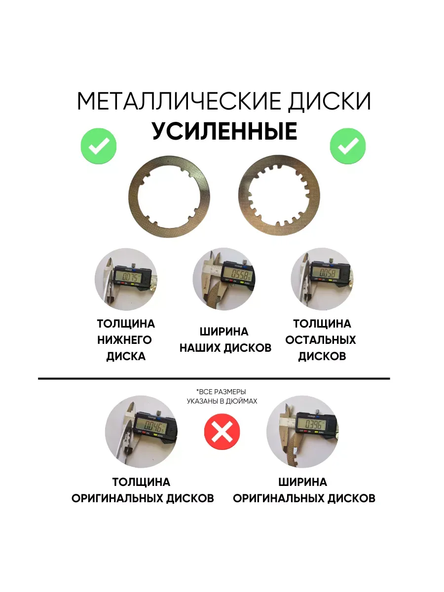 Усиленное сцепление (5 пружин, 7 дисков) для ZS166, 172, 174
