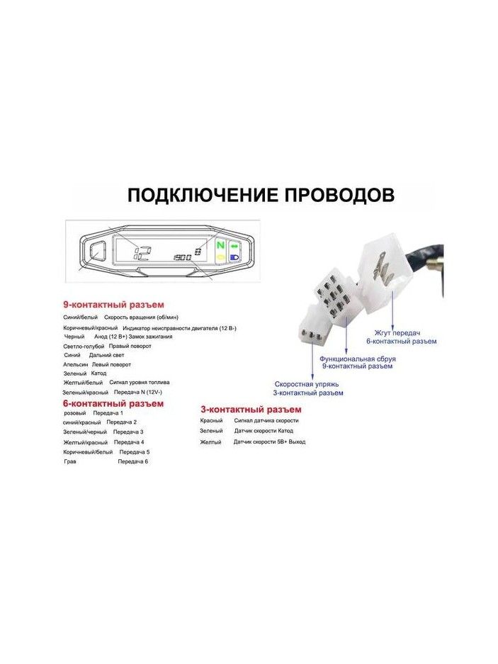 Универсальная приборная панель для мотоцикла, питбайка