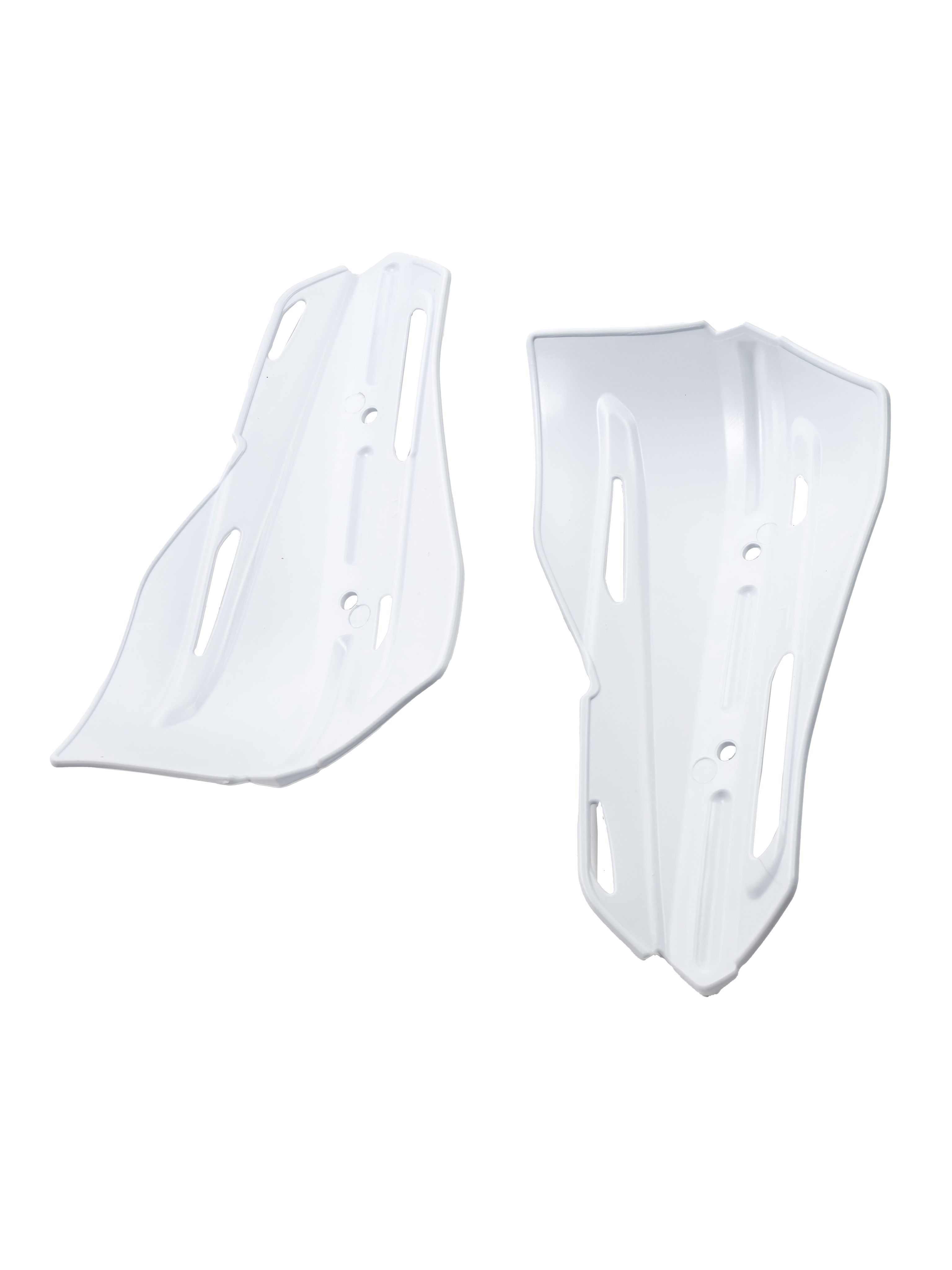 Пластик защиты рук на руль зеленый
