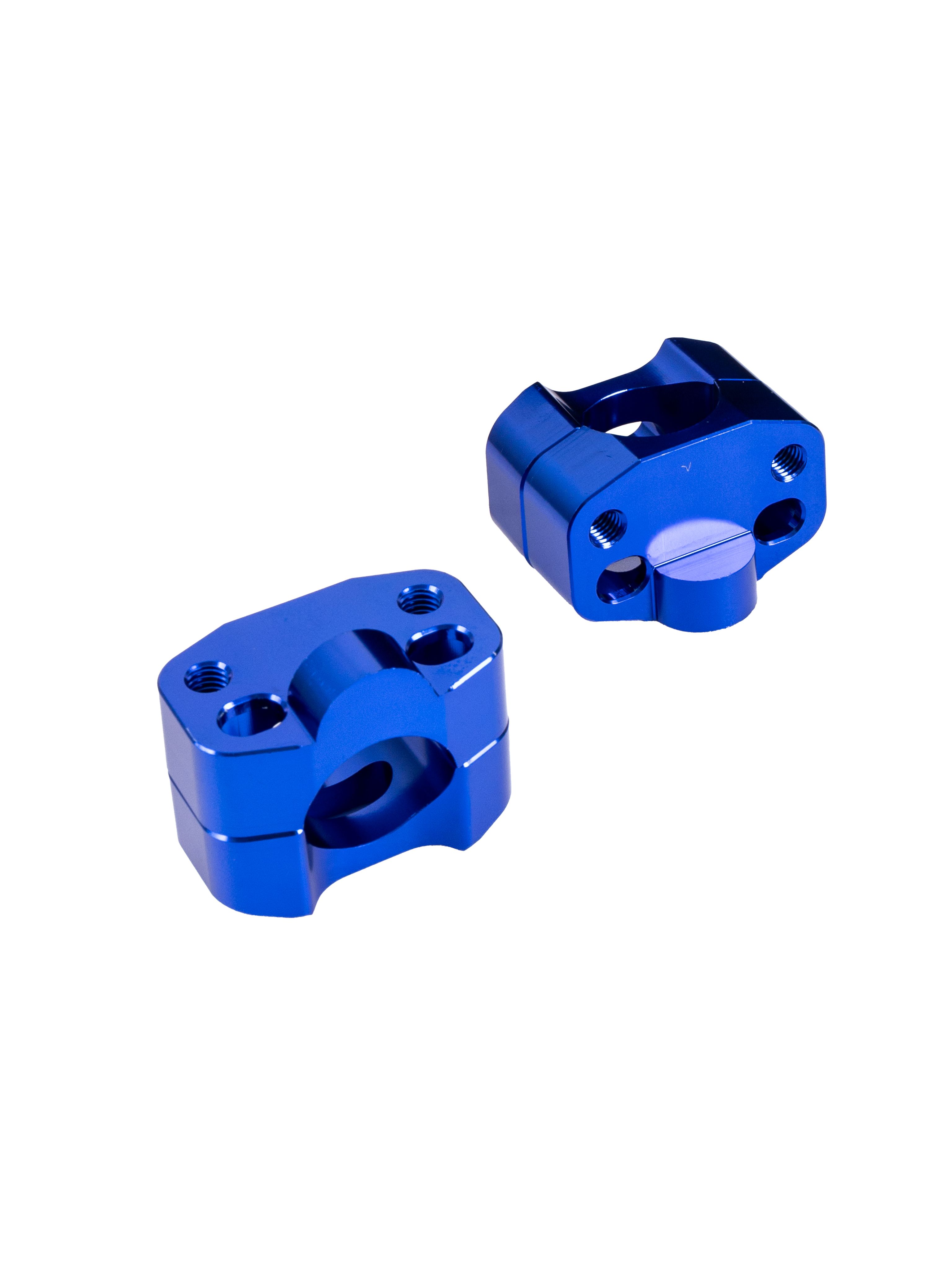 Проставки руля CNC 28мм синий