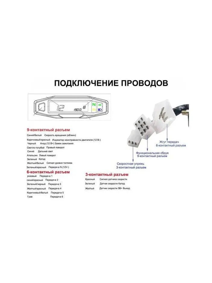 Универсальная приборная панель для мотоцикла, питбайка