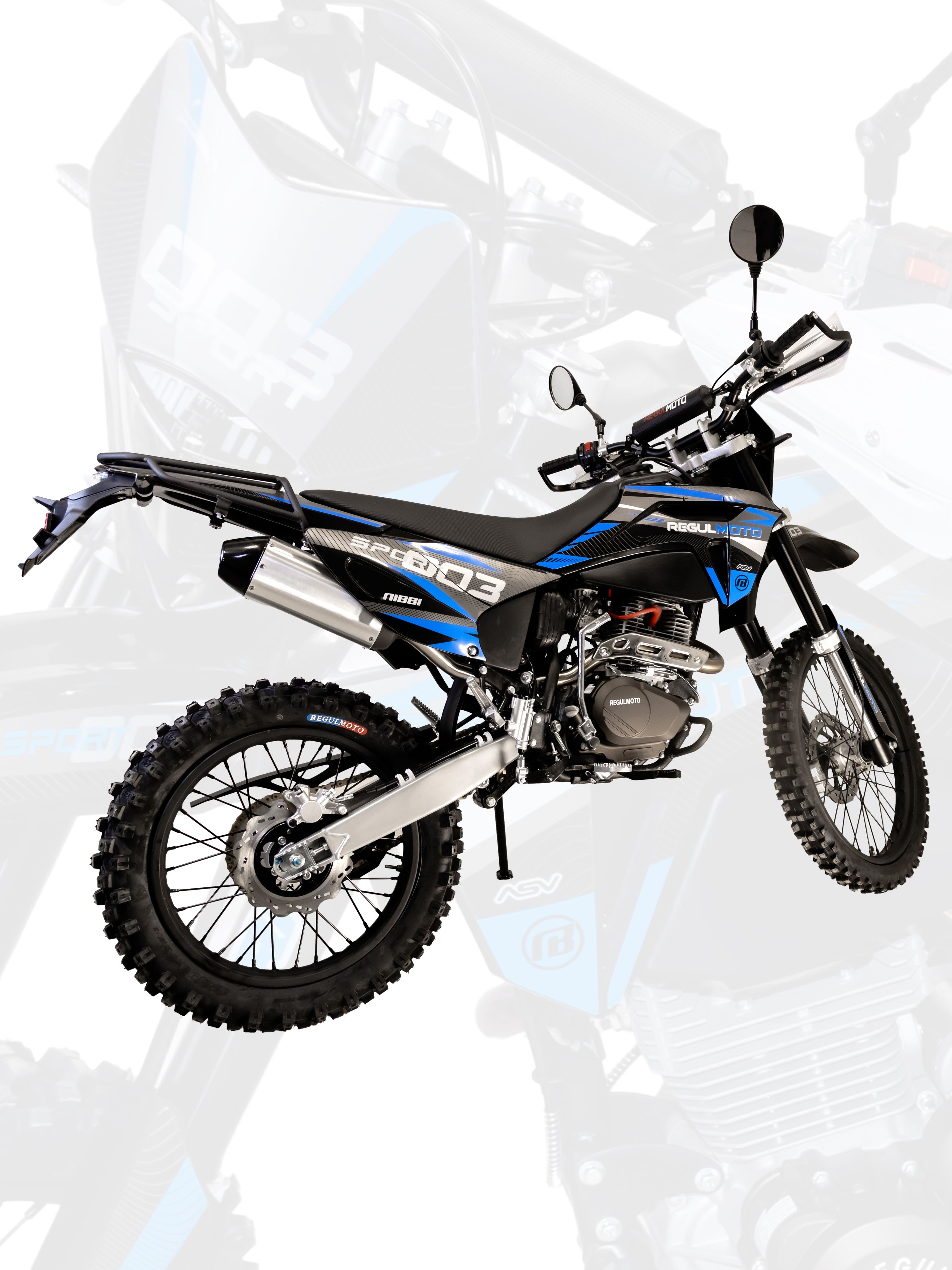 Мотоцикл Regulmoto ZR PR 300 4 valves 6 gear черный/синий