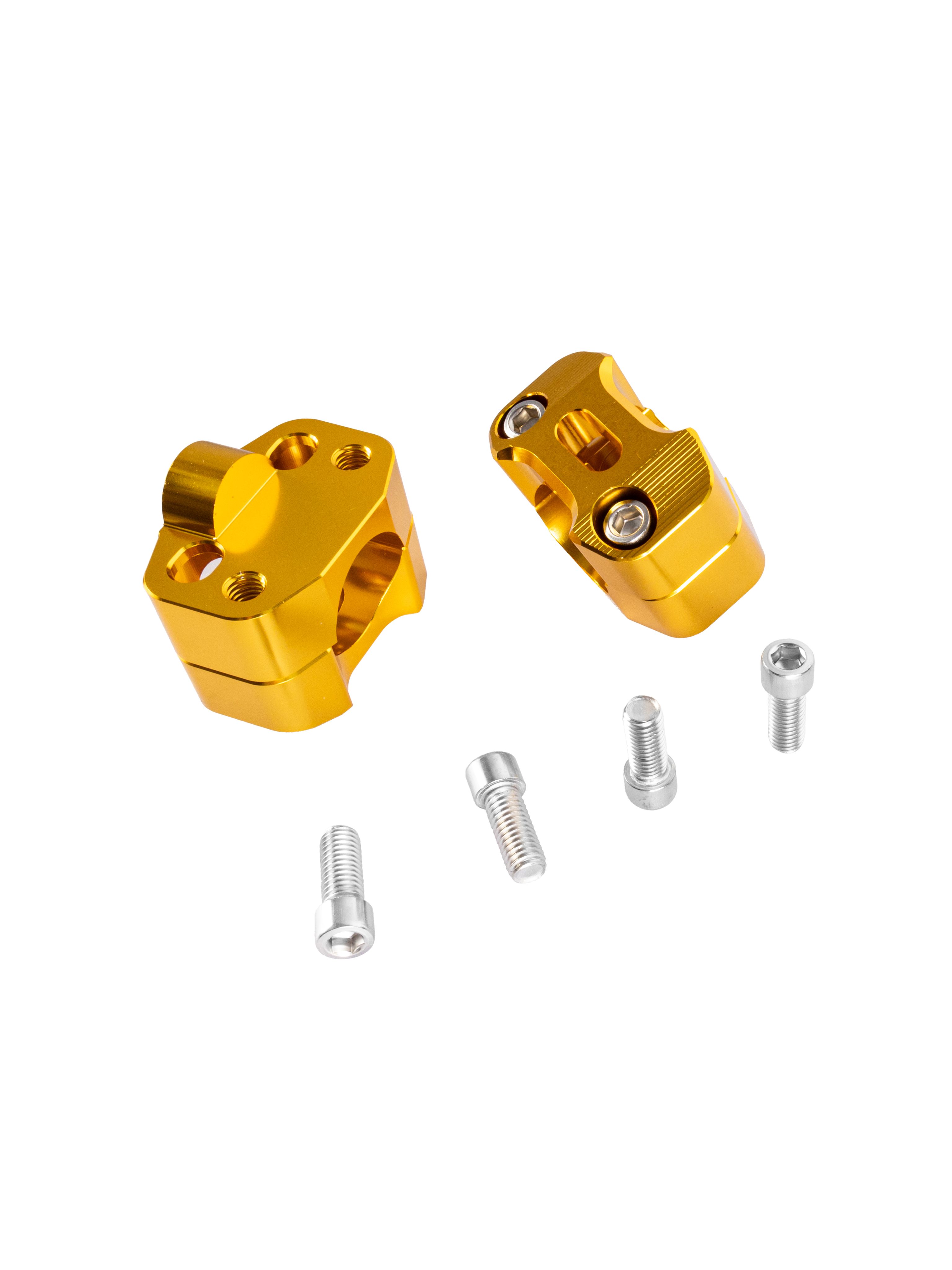Проставки руля CNC 28мм золотое