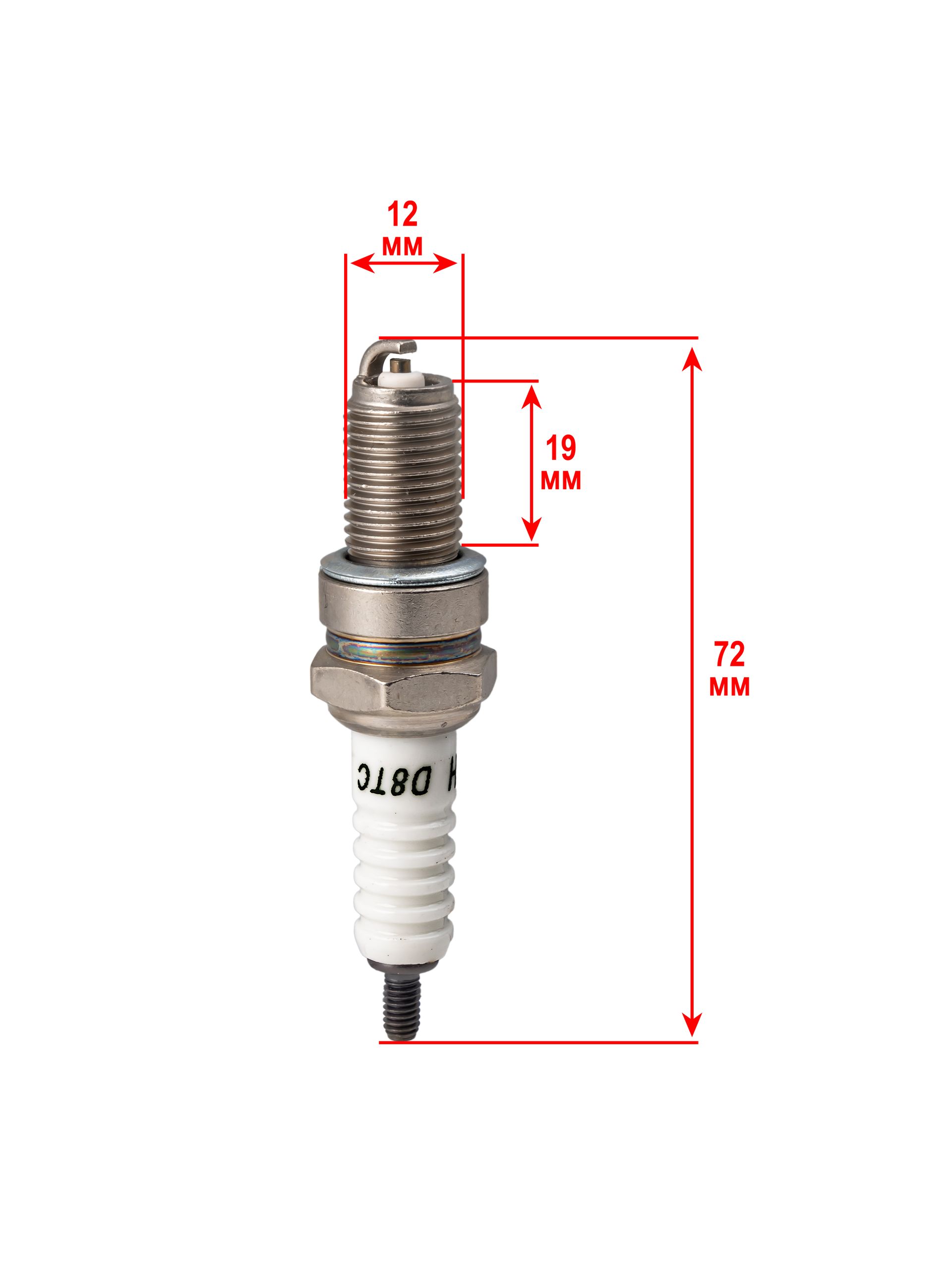 Свеча зажигания D8TC TORCH для двигателей Zongshen 165-172