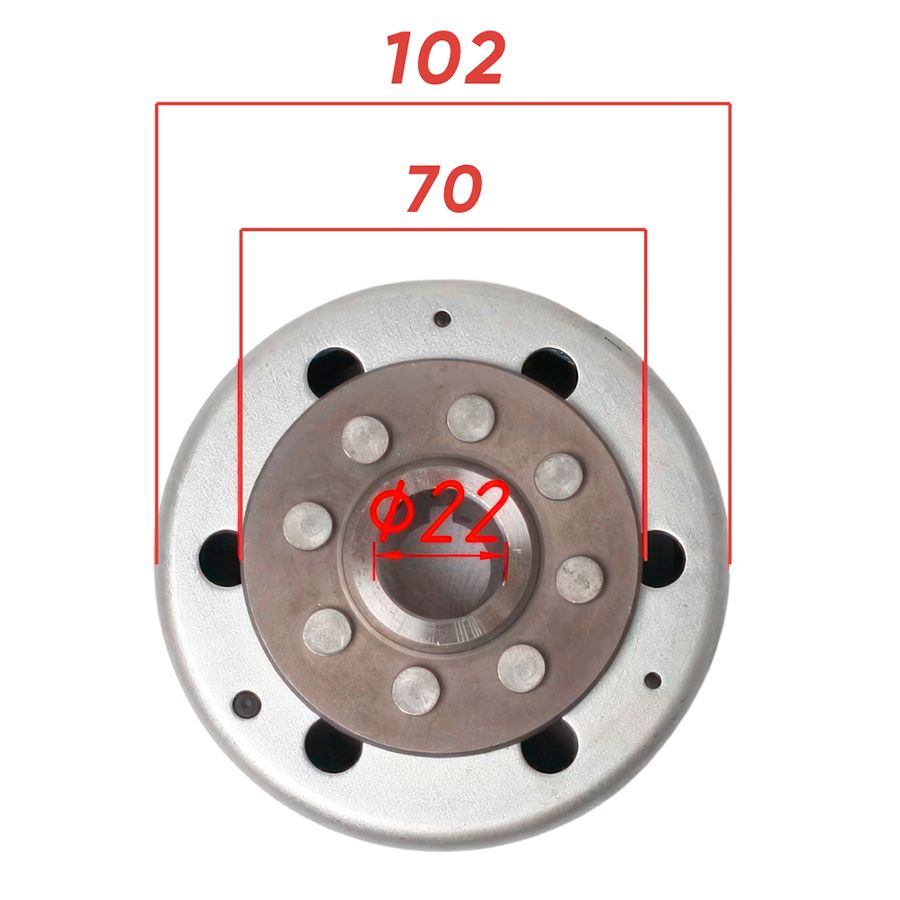 Ротор генератора Zongshen 177MM (NC250) для мотоциклов