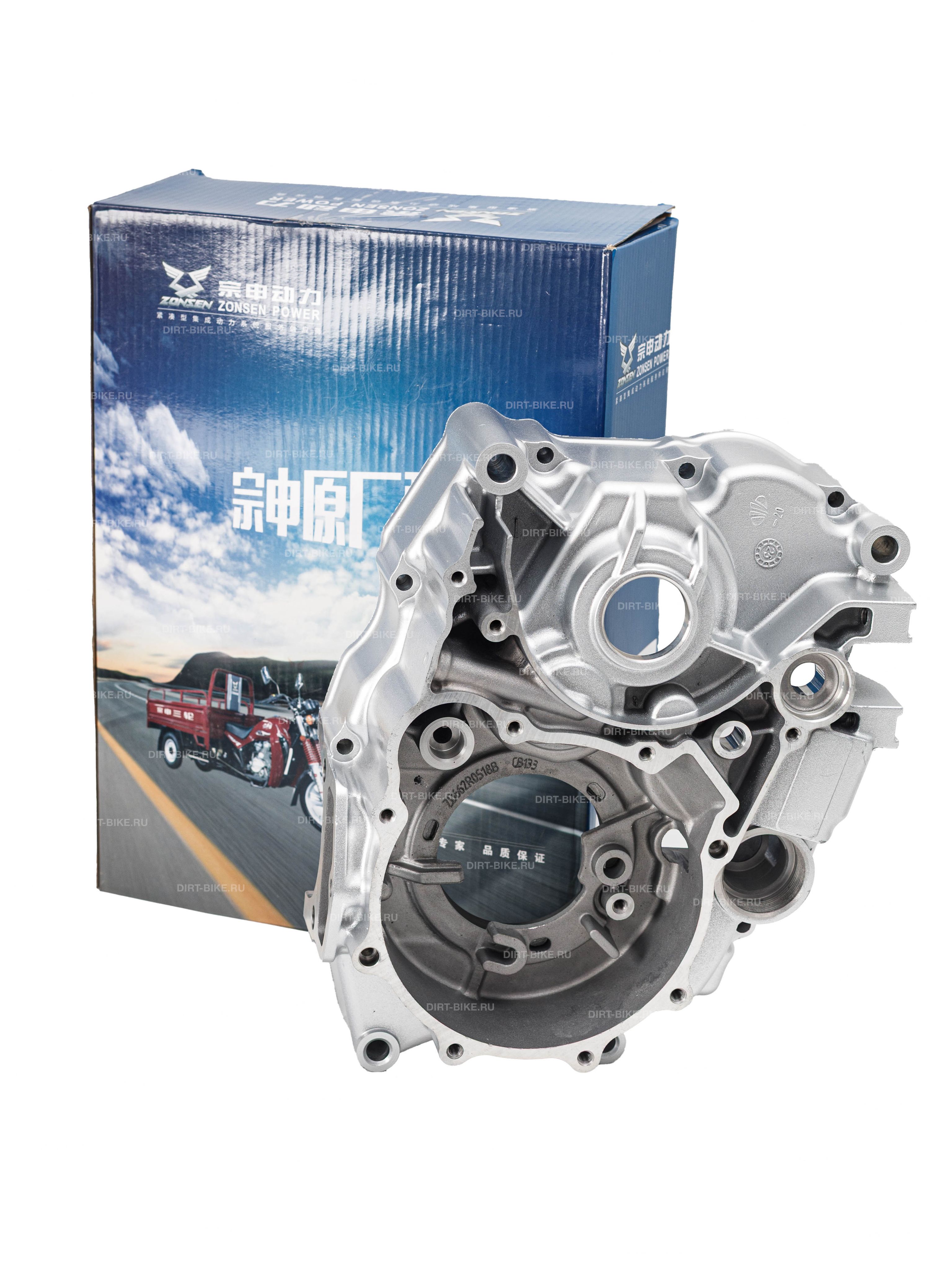 Левый картер двигателя CB250D-G Zongshen 166fmm