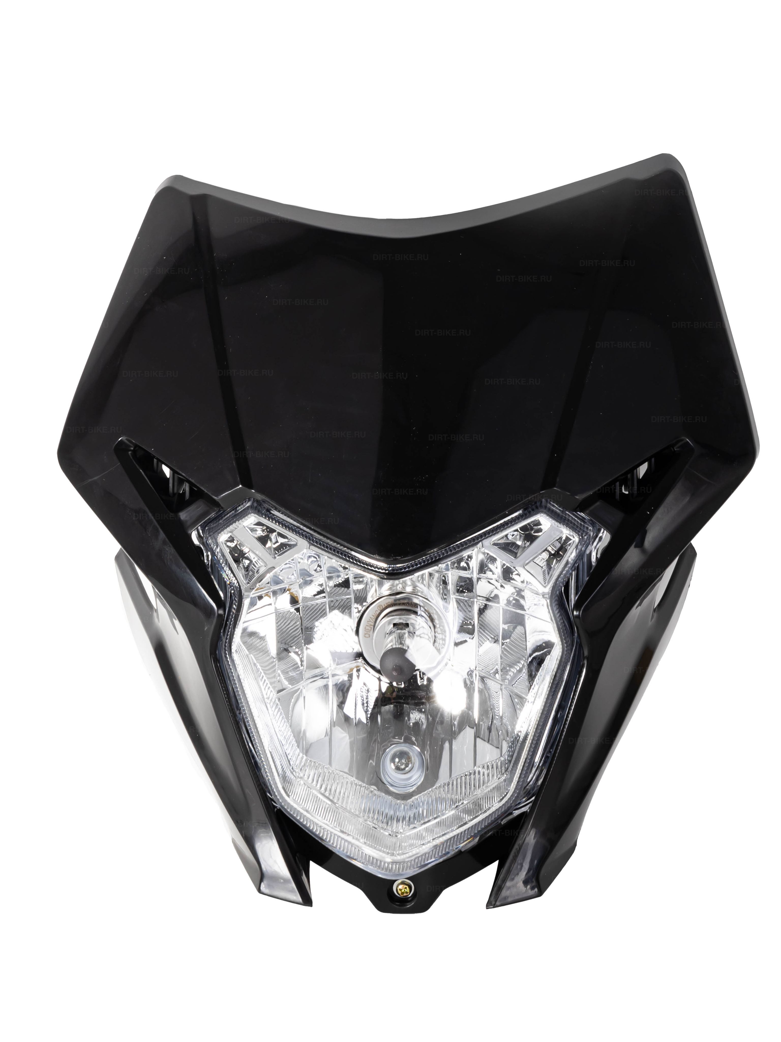 Фара черная для эндуро мотоциклов BSE M/Z, Honda CRF