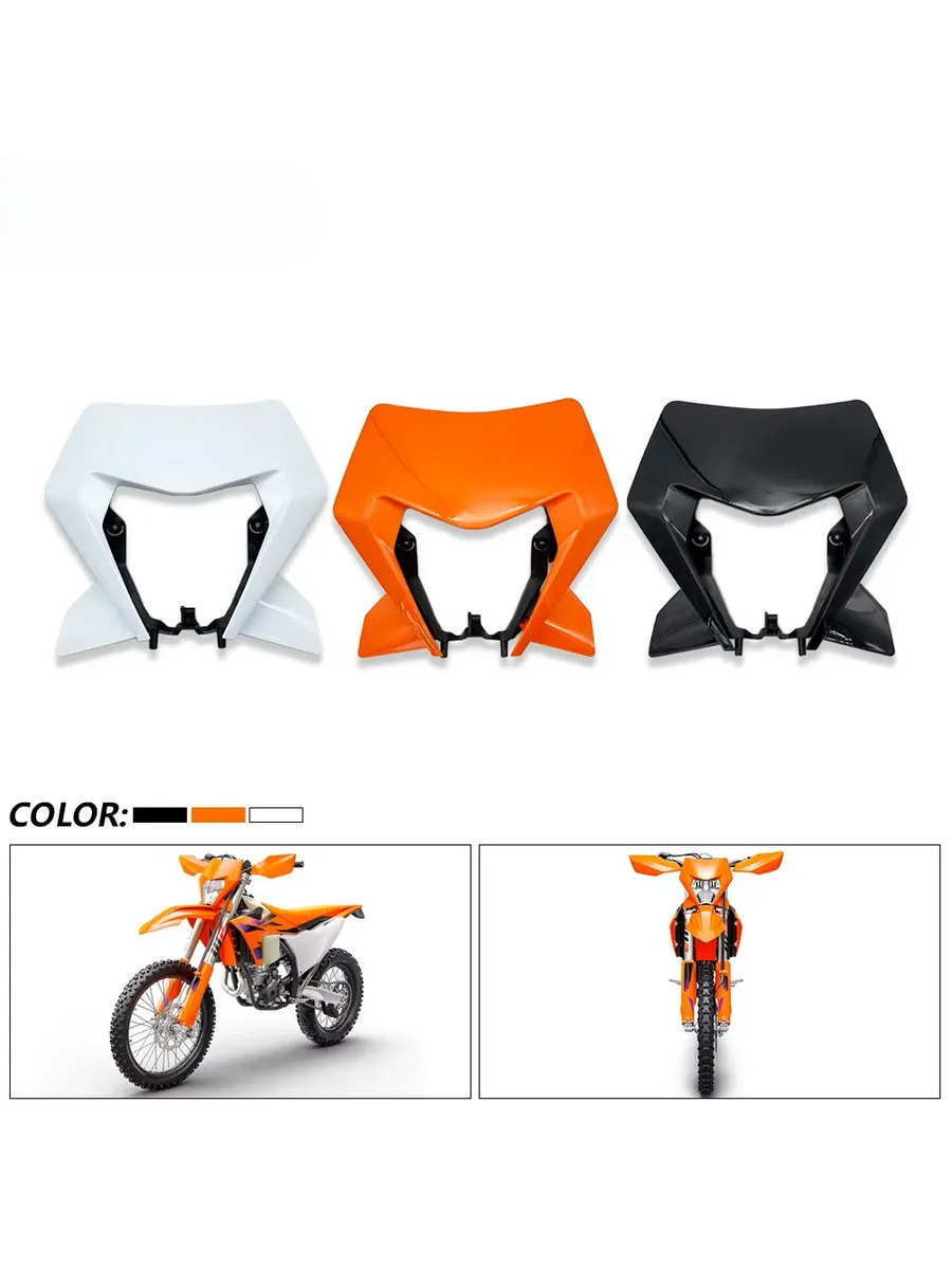 Щиток фары серый KTM XC/EXC/EXCF 24-25