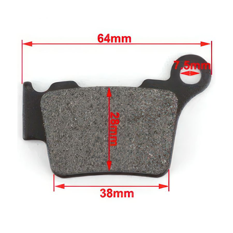 Колодки тормозные задние R03 для Brembo, Z-Hua, минеральные