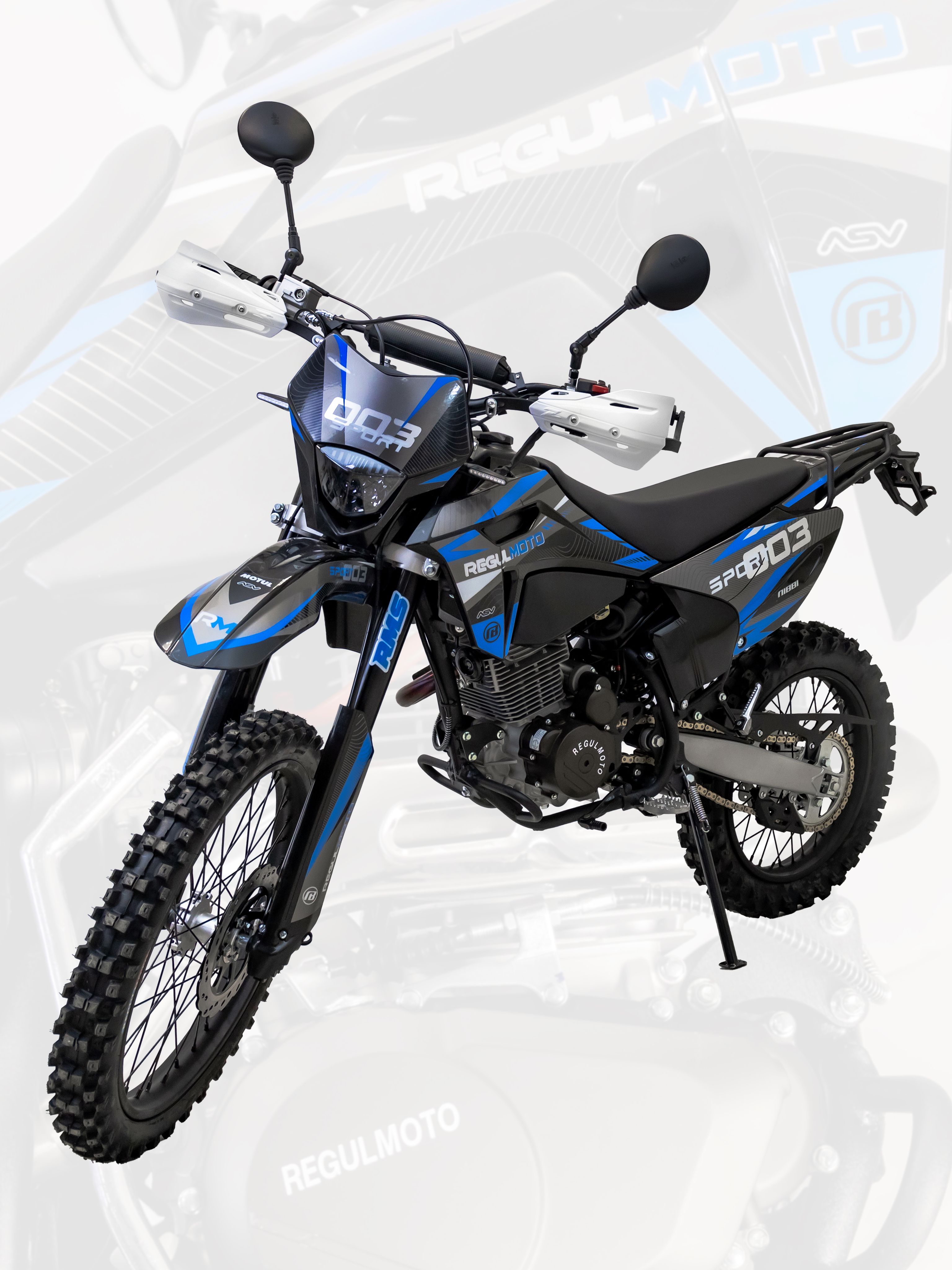 Мотоцикл Regulmoto ZR PR 300 4 valves 6 gear черный/синий