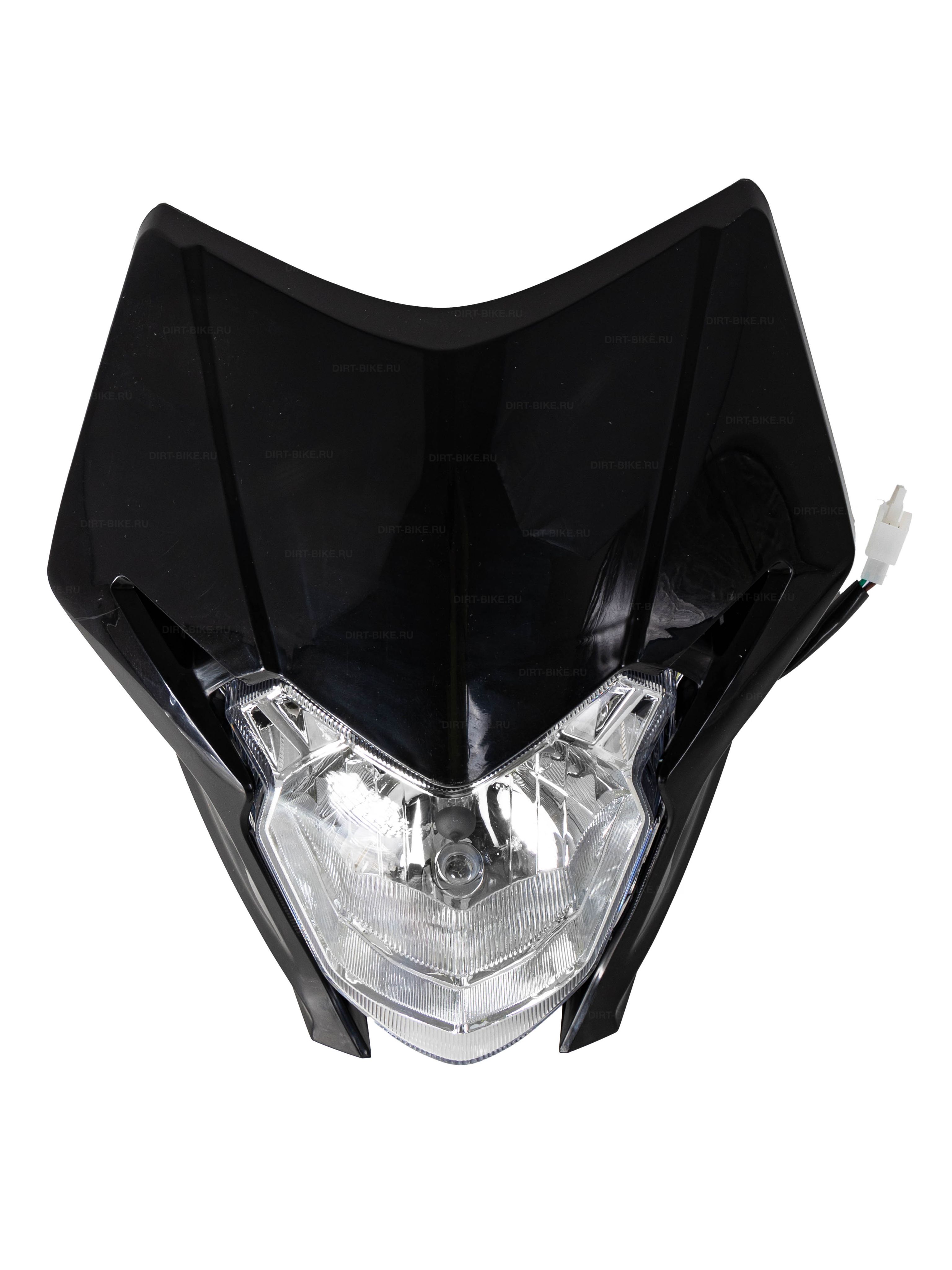 Фара черная для эндуро мотоциклов BSE M/Z, Honda CRF